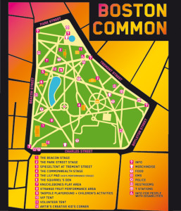 Boston Common Map