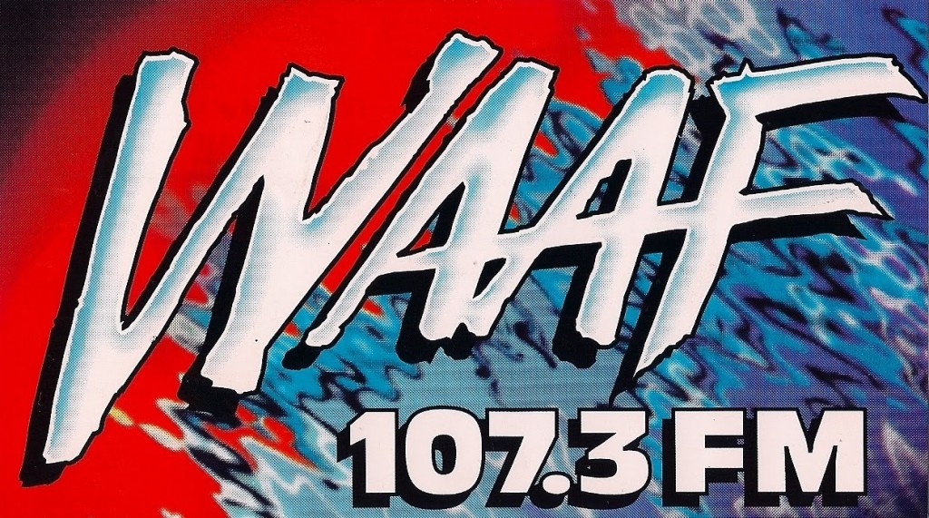 WAAF | Photo via http://radiostickeroftheday.blogspot.com/