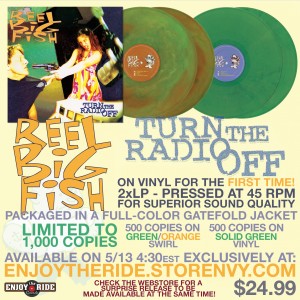 Reel Big Fish Turn the Radio Off Double LP Promo