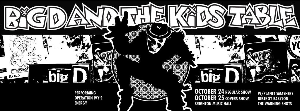 2014 Big D and the Kids Table Halloween Show with Operation Ivy Cover Set