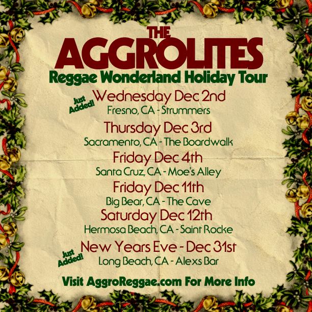 Aggrolites 2015 Reggae Wonderland HOliday Tour